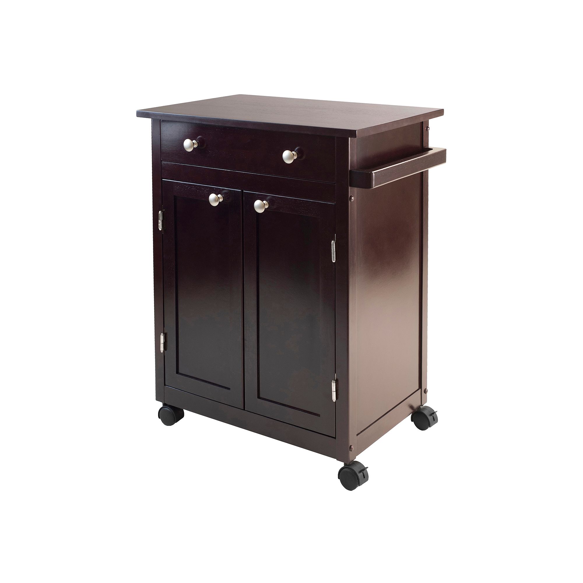 Winsome Savannah Kitchen Cart, Brown