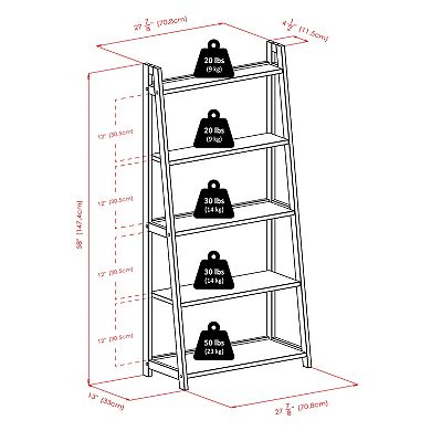 Winsome Adam 5-Tier A-Frame Shelf