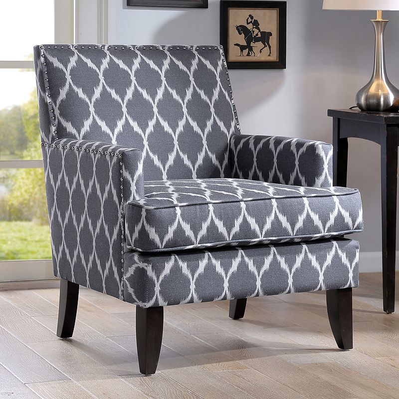 Madison Park Colton Accent Chair, Grey