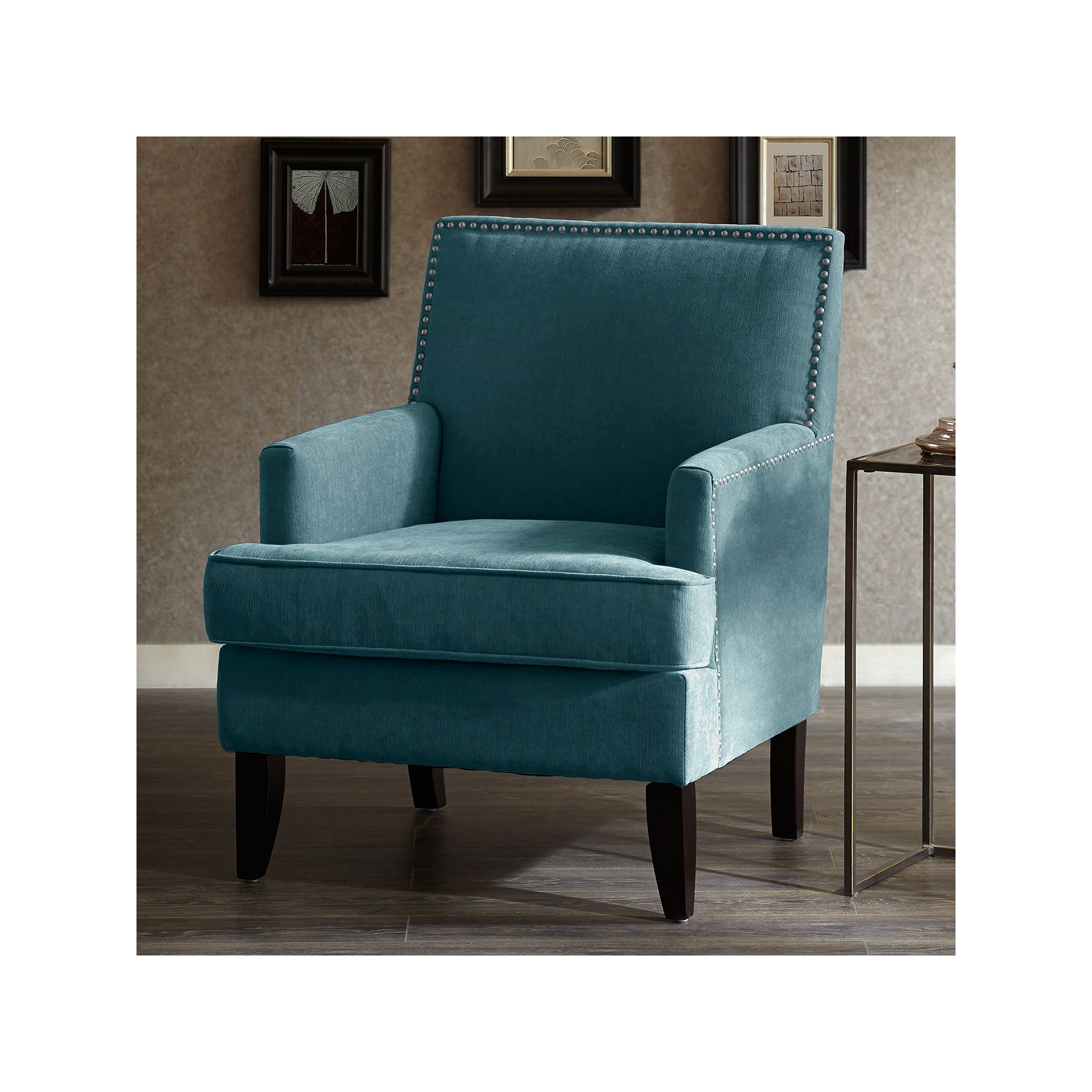 Madison Park Colton Accent Chair, Blue