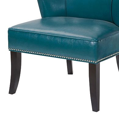 Madison Park Hilton Faux-Leather Accent Chair