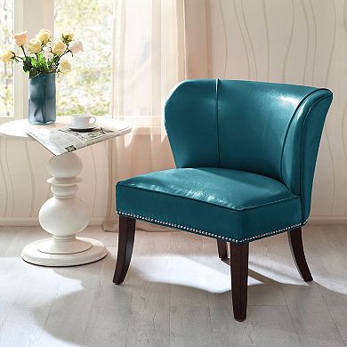 Madison Park Hilton Faux-Leather Accent Chair