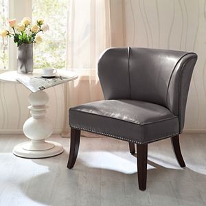 Madison Park Hilton Faux-Leather Accent Chair | Kohls