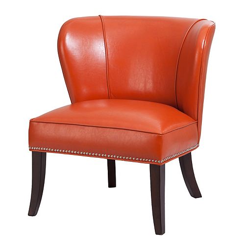 Madison Park Hilton FauxLeather Accent Chair