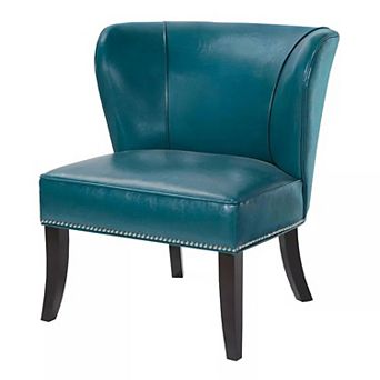 Madison Park Hilton Faux-Leather Accent Chair