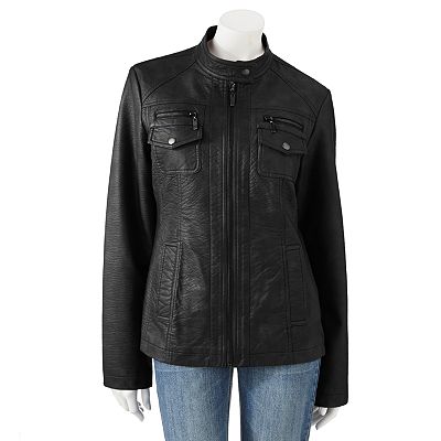 Kohls apt 9 leather jacket outlet
