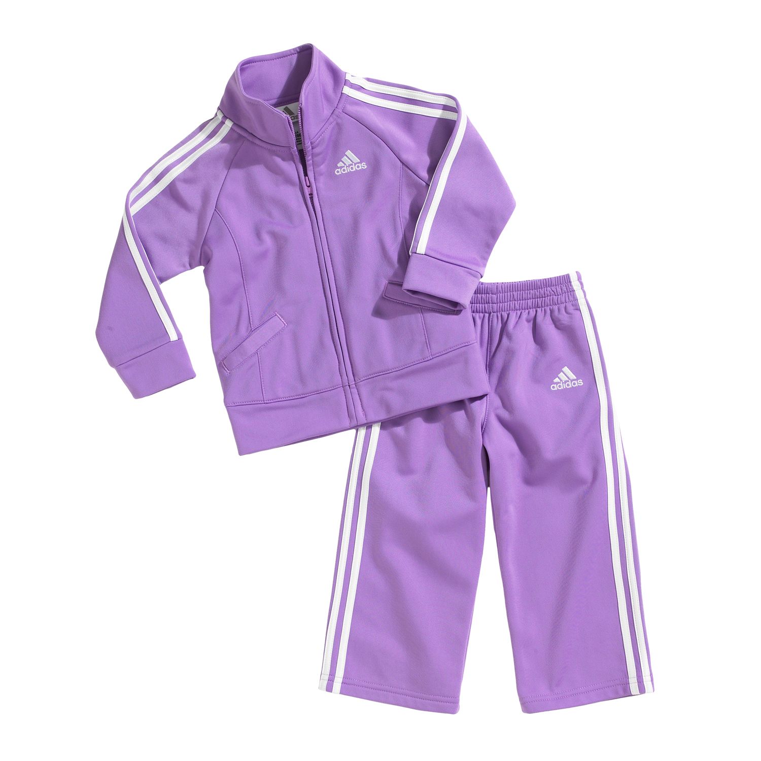 lavender adidas pants