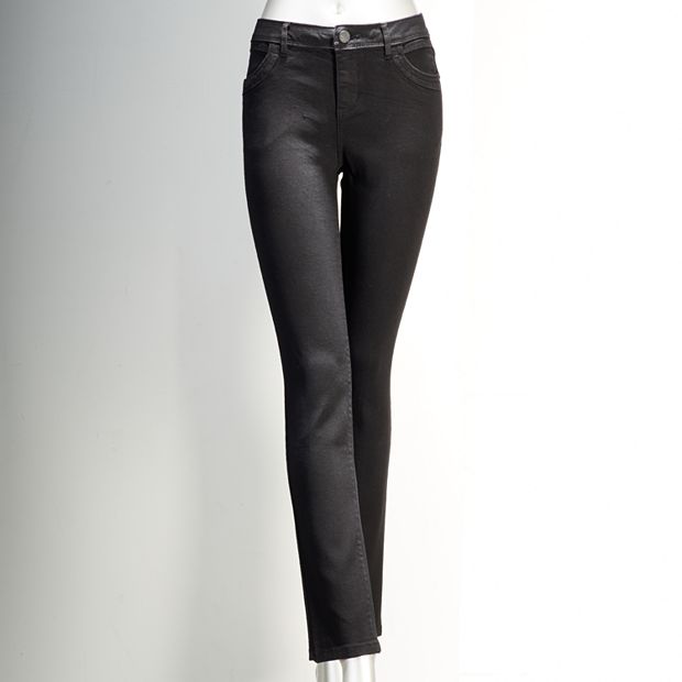 Simply Vera Vera Wang Midrise Stretch Denim Leggings