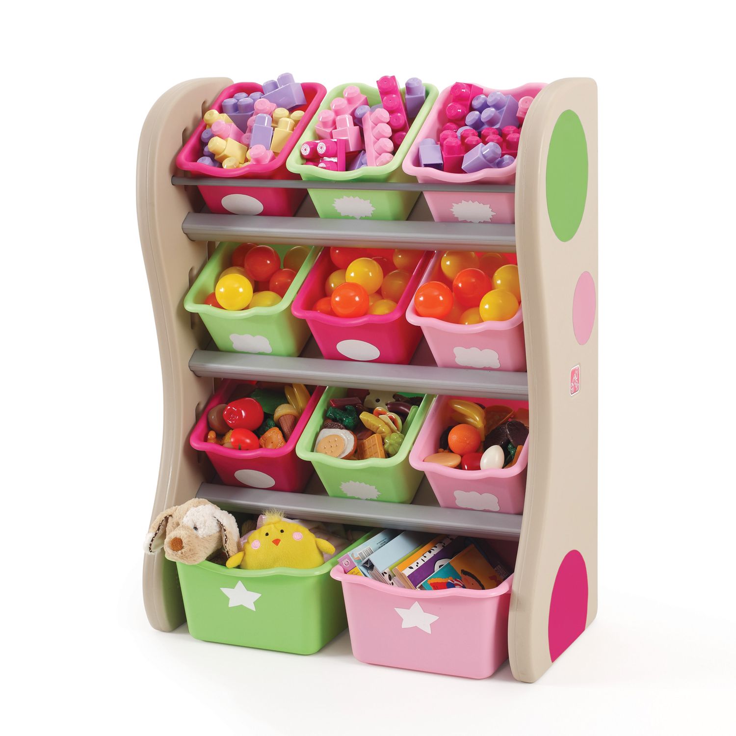 step 2 storage bin organizer