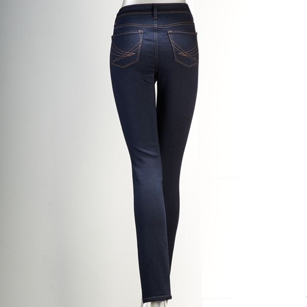 Simply Vera Vera Wang Mid Rise All-Day Denim Legging Blue Small