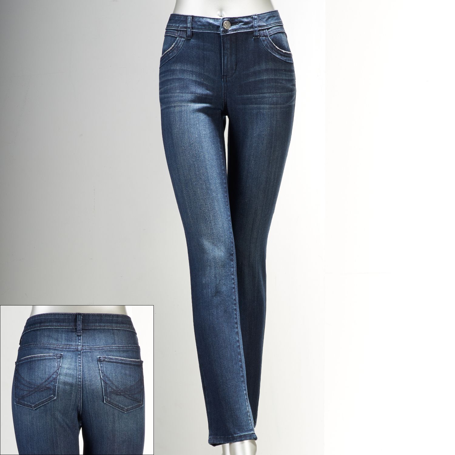kohls vera wang skinny jeans