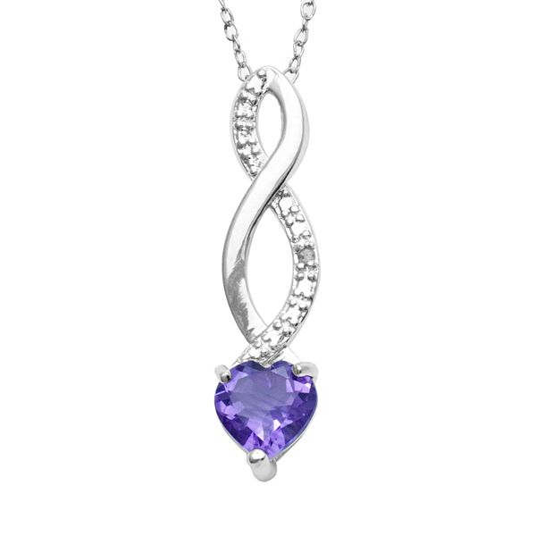 Kohls store amethyst necklace