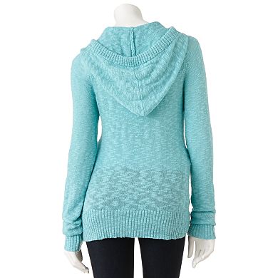 SO Slubbed Hooded Sweater - Juniors