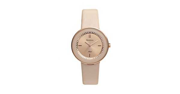 Armitron NOW Women's Crystal Leather Watch
