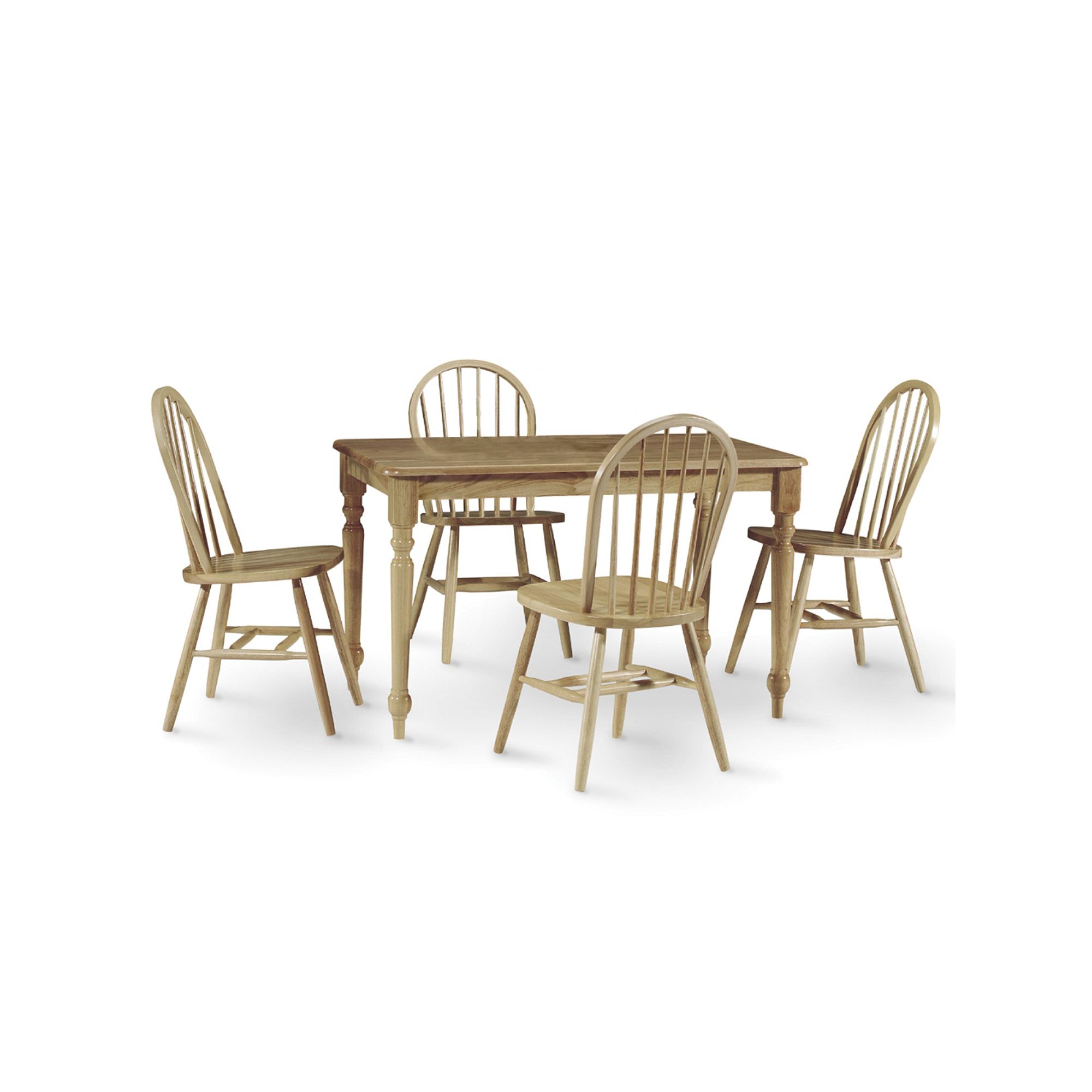 Traditional 5-pc. Dining Table & Chair Set, Natural