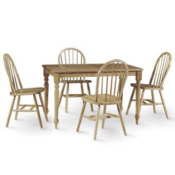 Traditional 5 pc Dining Table & Chair Set
