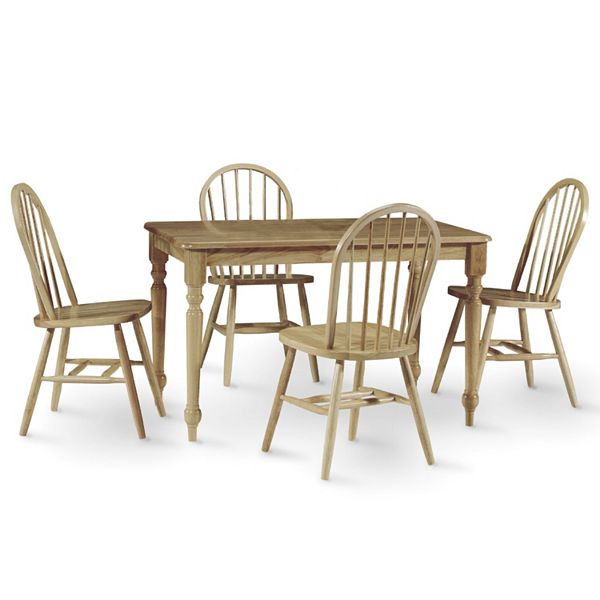 Traditional 5pc. Dining Table & Chair Set