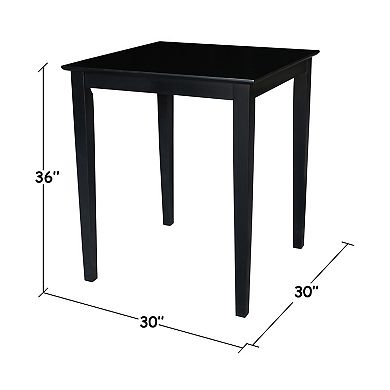 Tall Square Shaker-Styled Table