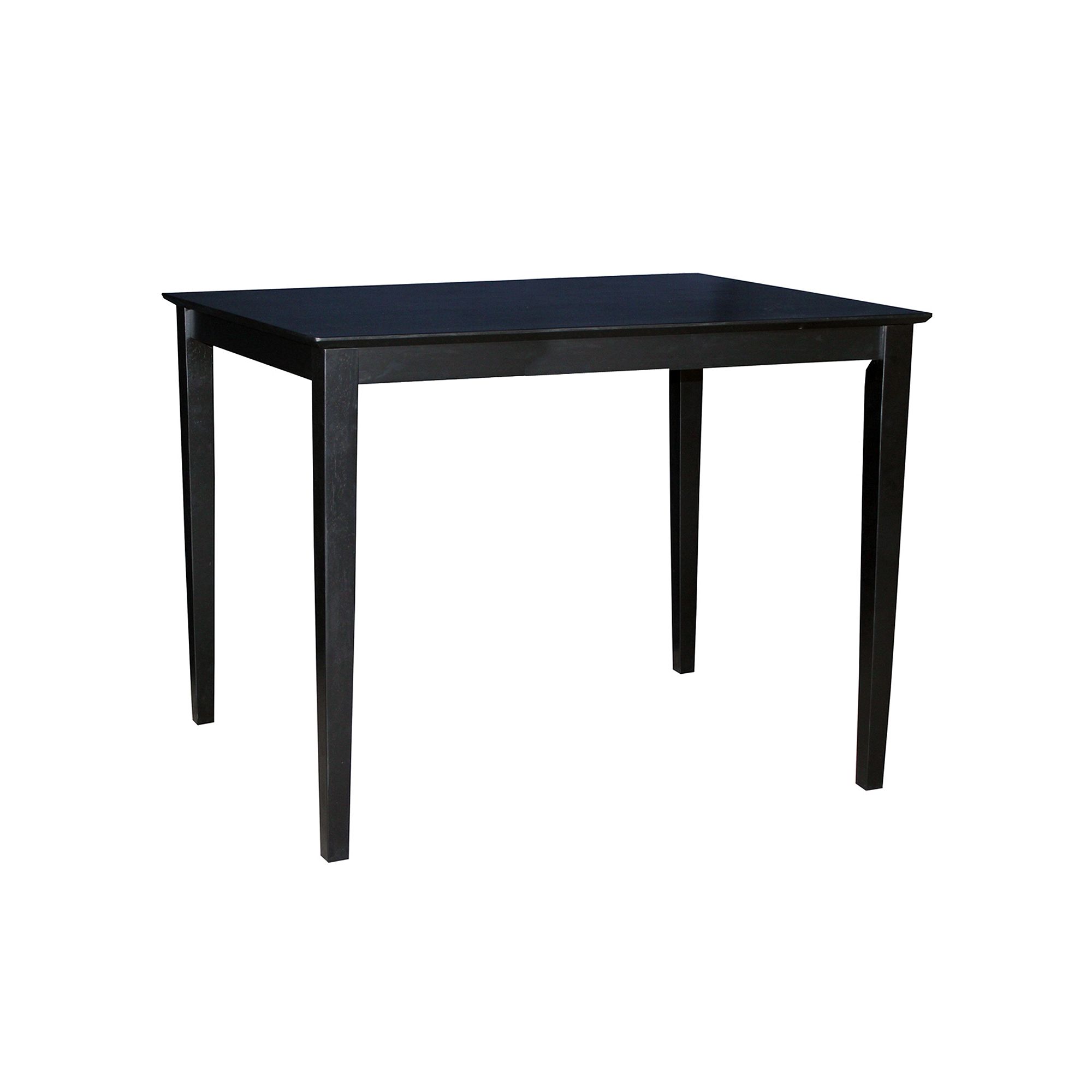 Tall Oblong Shaker-Styled Table, Black
