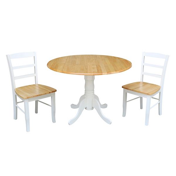 3pc. DropLeaf Dining Table & Chair Set
