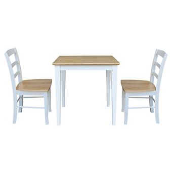 3 pc Contemporary Dining Table & Chair Set