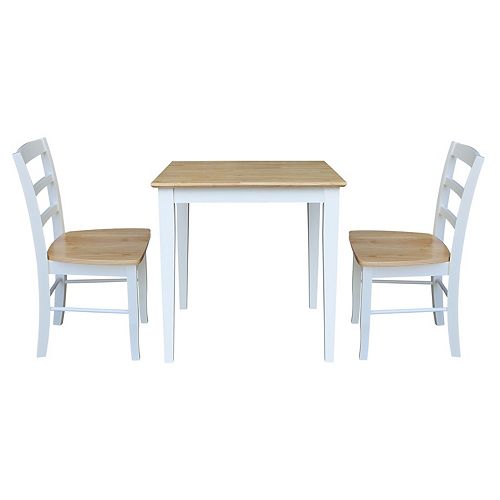 3pc. Contemporary Dining Table & Chair Set