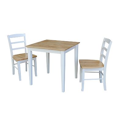 3-pc. Contemporary Dining Table and Chair Set
