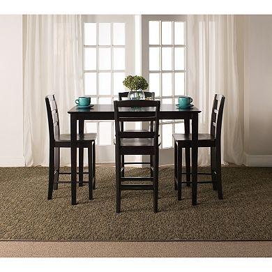 5-pc. Dining Table and Counter Stool Set