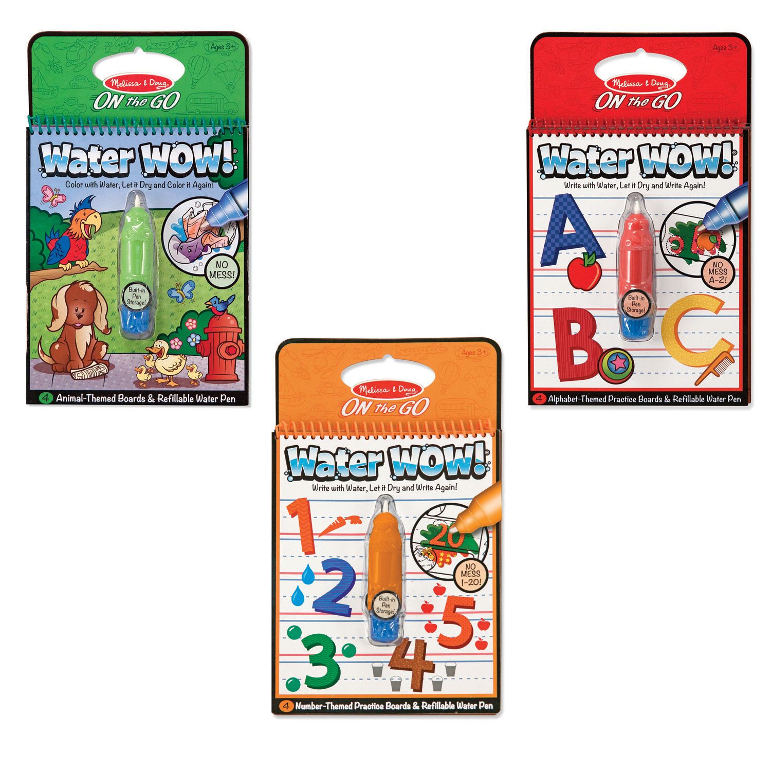 melissa and doug water wow dinosaur