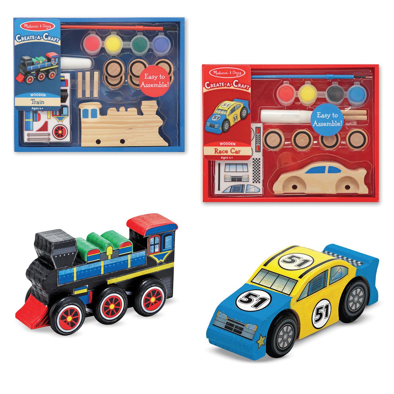 melissa and doug decorate your own train
