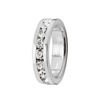 Traditions Jewelry Company Sterling Silver Crystal Birthstone Rondelle Charm