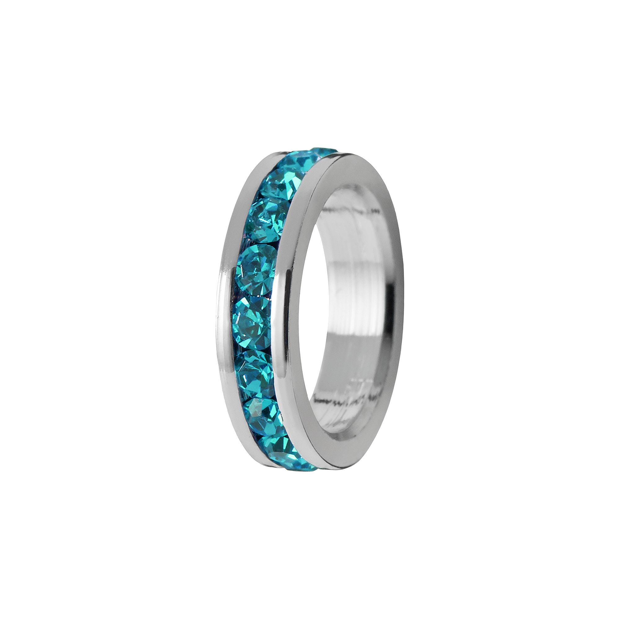 Traditions Jewelry Company Sterling Silver Crystal Birthstone Rondelle Char