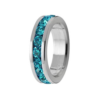 Traditions Jewelry Company Sterling Silver Crystal Birthstone Rondelle Charm