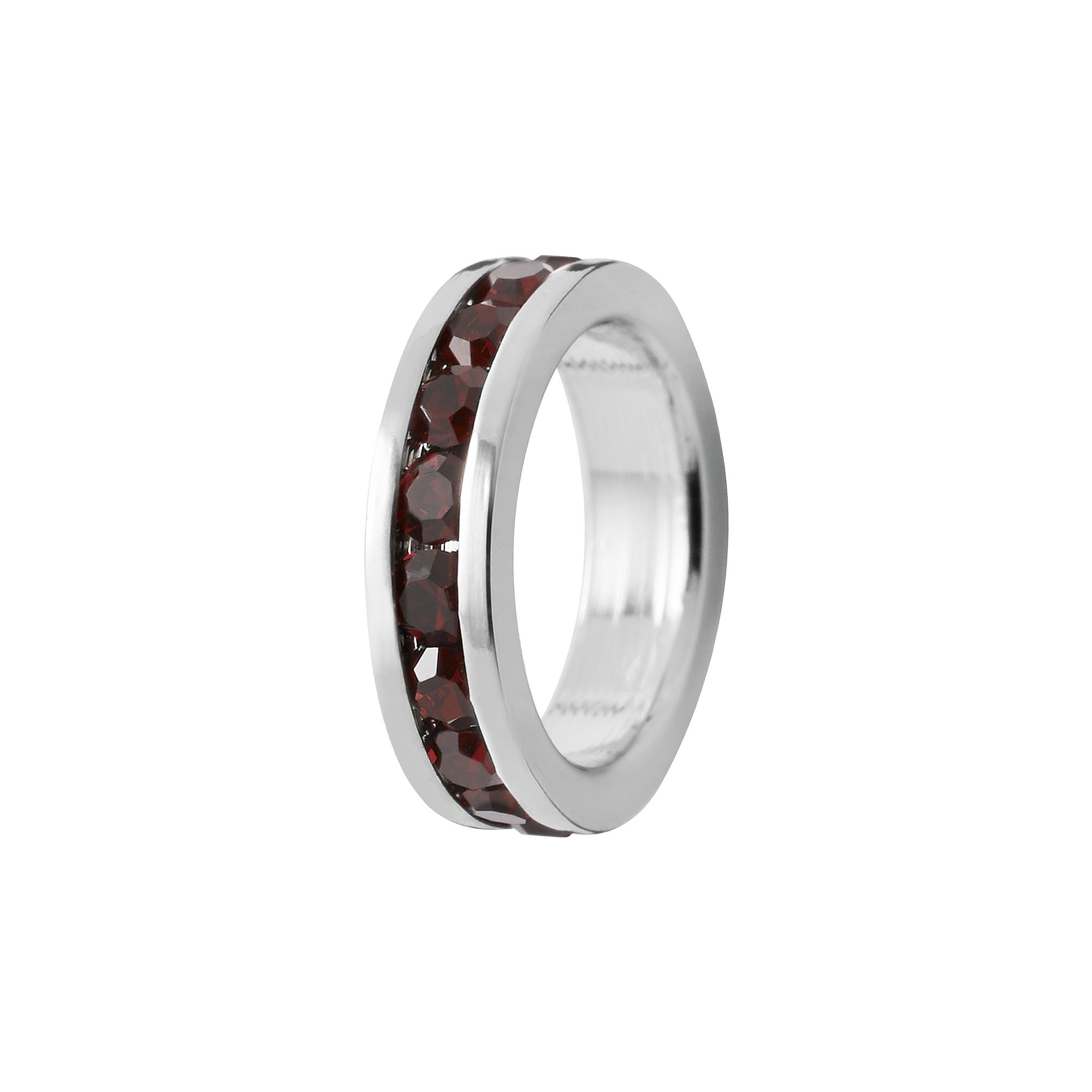 Traditions Jewelry Company Sterling Silver Crystal Birthstone Rondelle Char