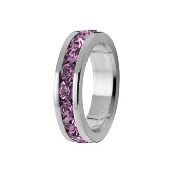 Traditions Jewelry Company Sterling Silver Crystal Birthstone Rondelle Charm