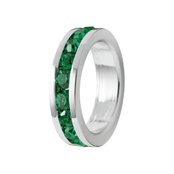 Traditions Jewelry Company Sterling Silver Crystal Birthstone Rondelle Charm