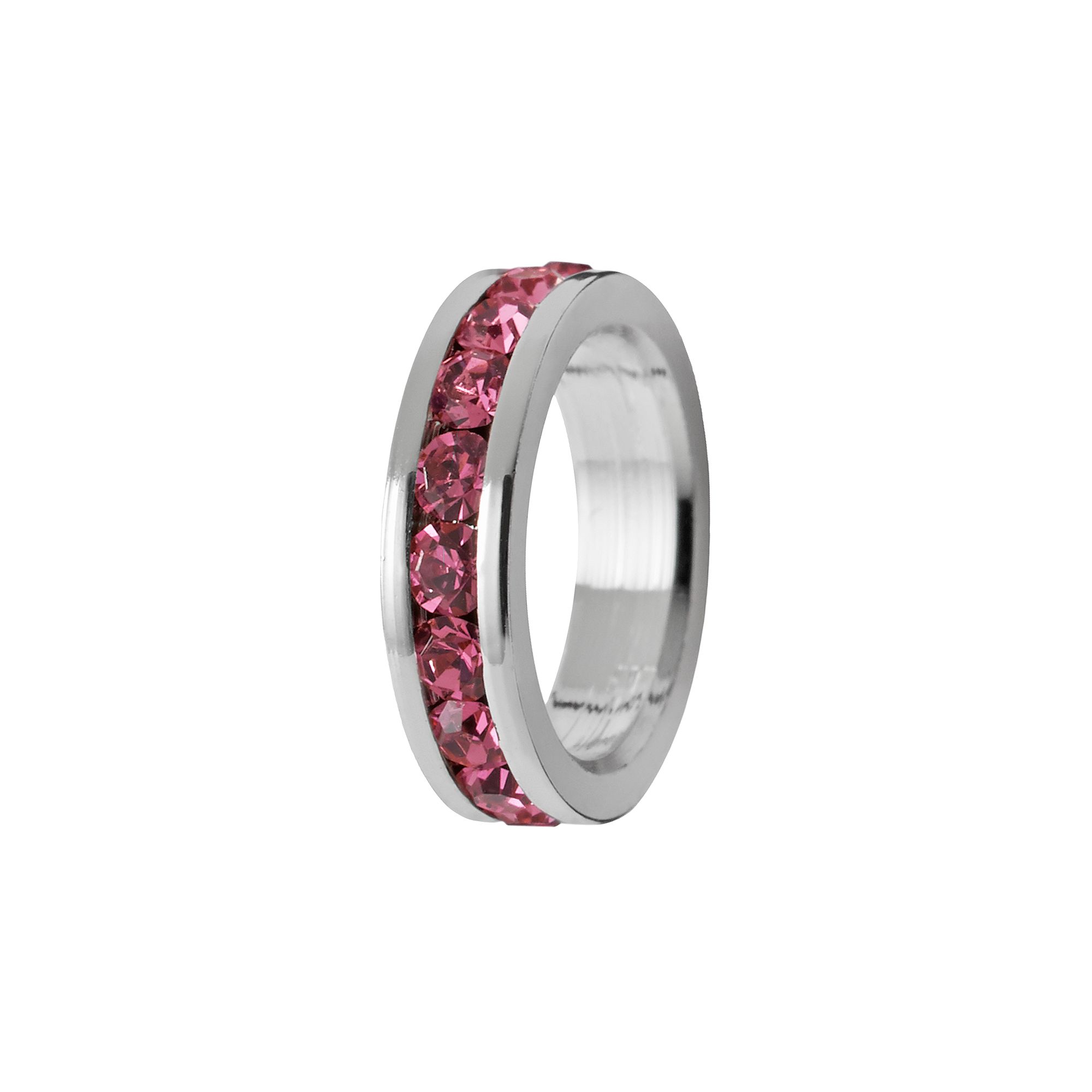 Traditions Jewelry Company Sterling Silver Crystal Birthstone Rondelle Char