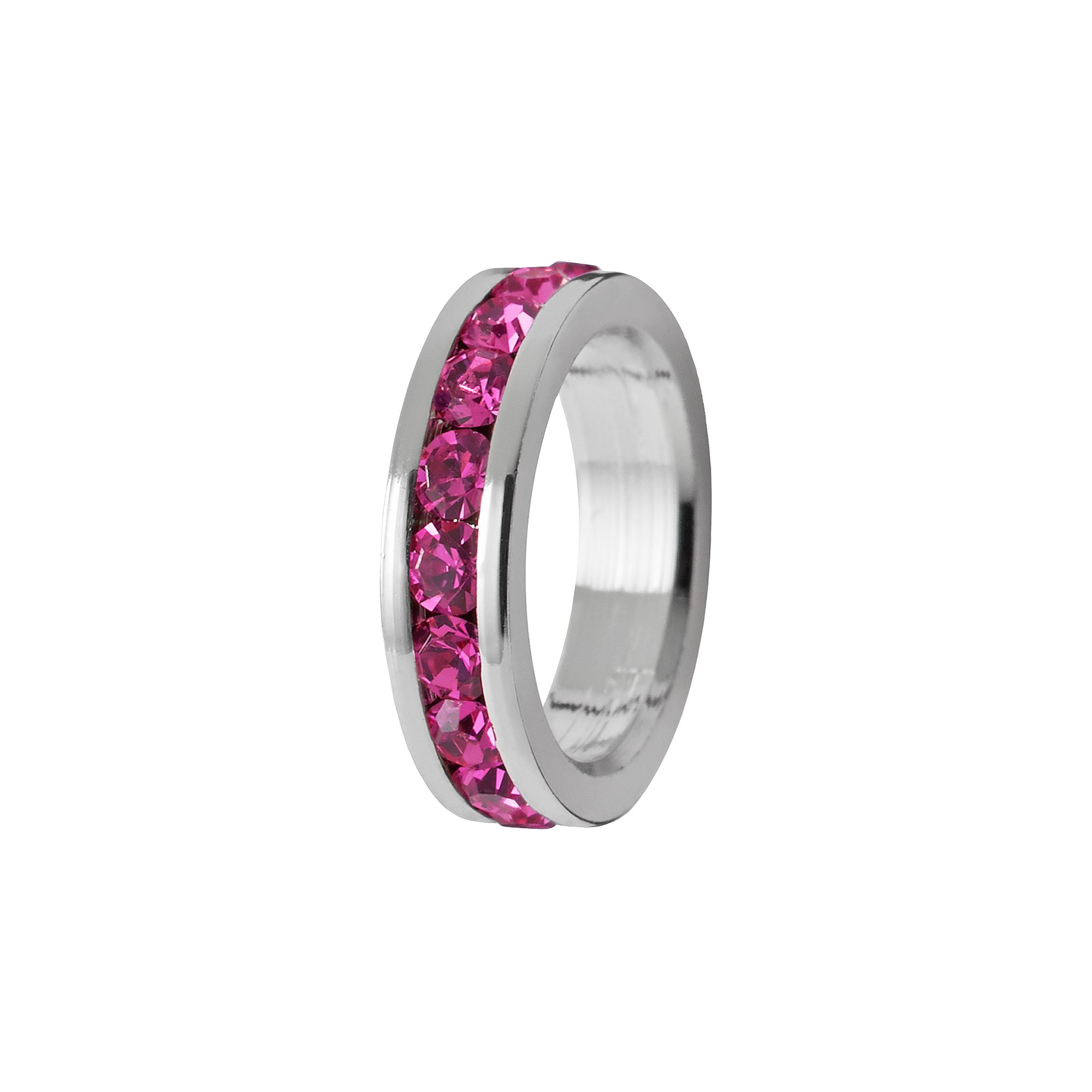 Traditions Jewelry Company Sterling Silver Crystal Birthstone Rondelle Char