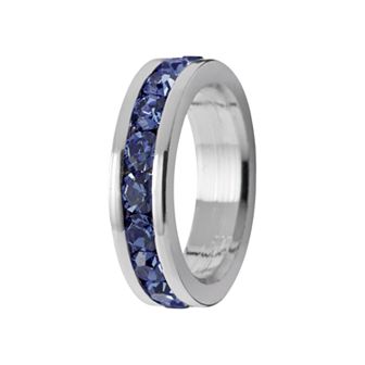 Traditions Jewelry Company Sterling Silver Crystal Birthstone Rondelle Charm