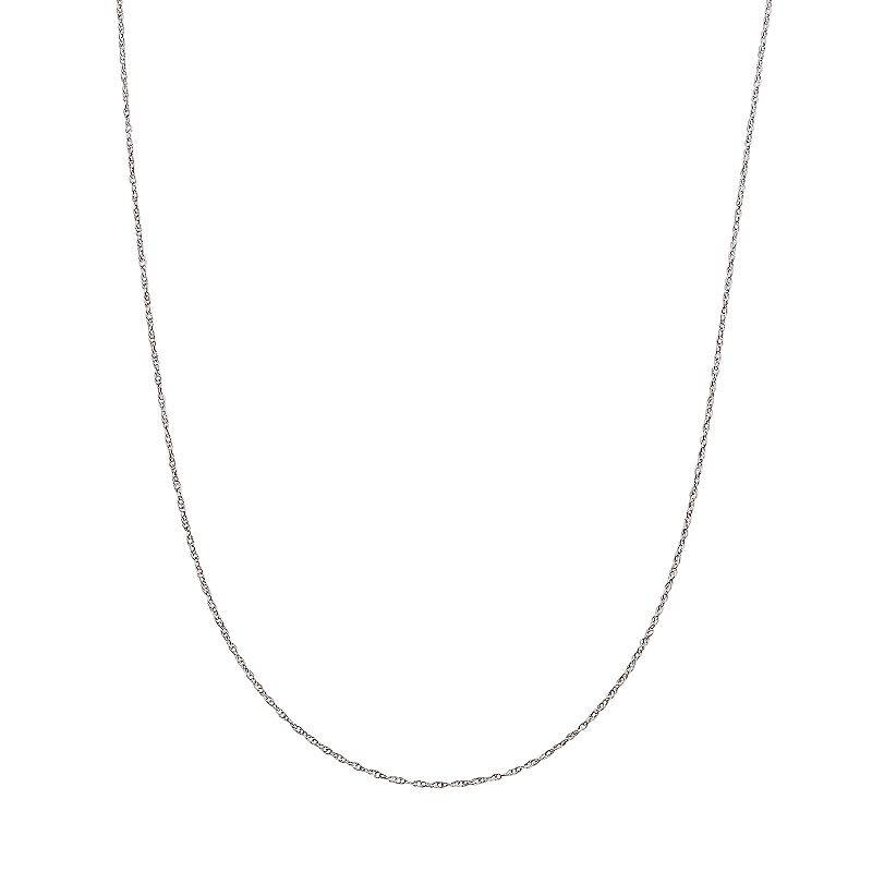Traditions Jewelry Company Sterling Silver Chain Necklace - 18-in., Women's, Size: 18", Grey
