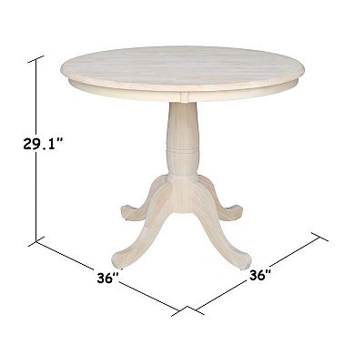 Round Pedestal Dining Table