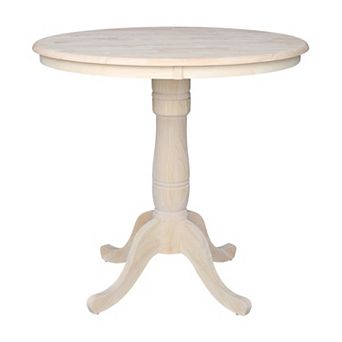 International Concepts Round Pedestal Dining Table