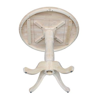 International Concepts Round Pedestal Dining Table