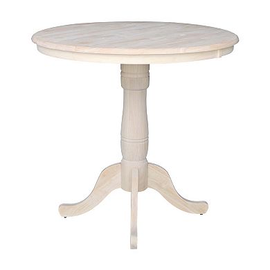 International Concepts Round Pedestal Dining Table