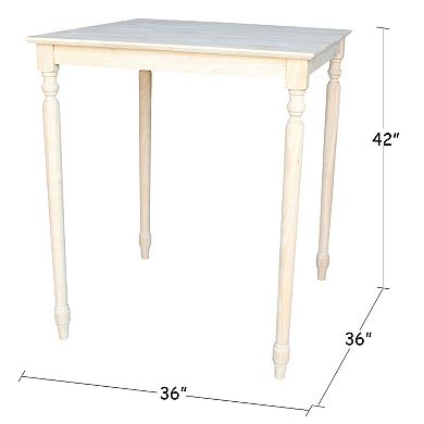 International Concepts Carved Table