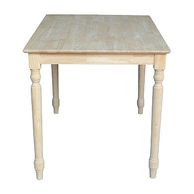 Classic Unfinished Carved Table