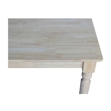 Classic Unfinished Carved Table