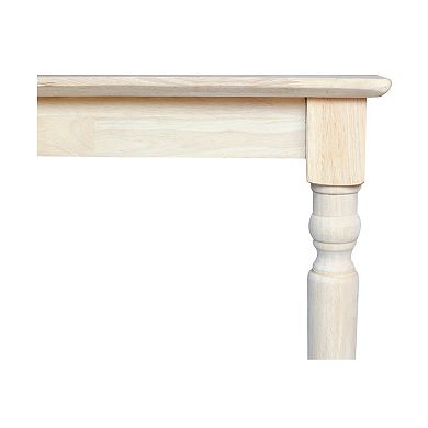 Classic Unfinished Carved Table