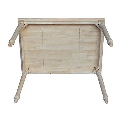 Classic Unfinished Carved Table