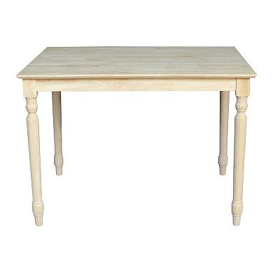 Classic Unfinished Carved Table